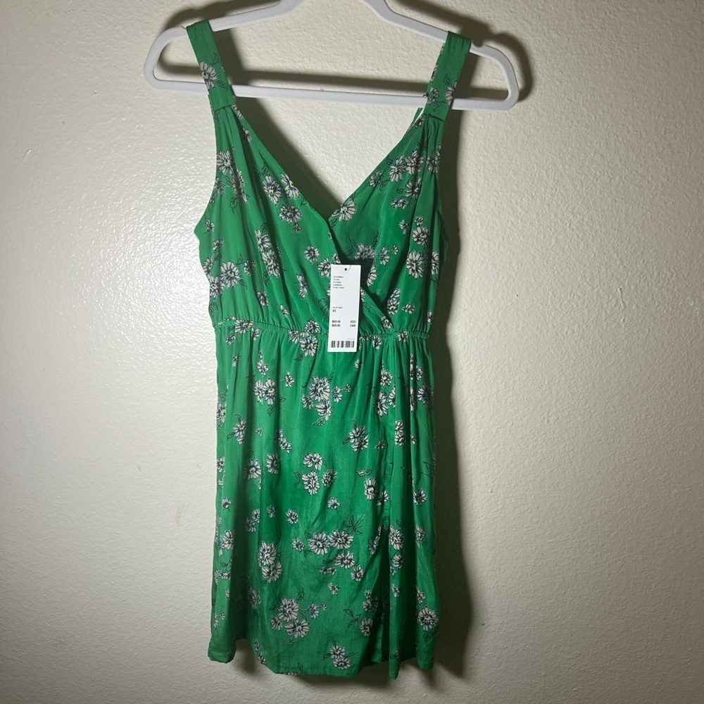 urban outfitters green flower dress | Dresses | Urban Outfitters Floral Xs Jade Ocean